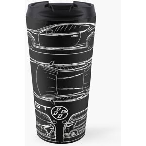 Famgem Insulated Travel Coffee Mug The GT86 Blueprint Stainless Steel Cup Tumbler 17oz Famgem Insulated Travel Coffee Mug The GT86 Blueprint Stainless Steel Cup Tumbler 17oz
