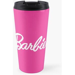 Famgem Insulated Travel Coffee Mug Barbie logo Stainless Steel Cup Tumbler 17oz Famgem Insulated Travel Coffee Mug Barbie logo Stainless Steel Cup Tumbler 17oz