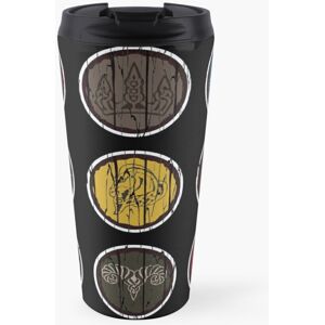 Famgem Insulated Travel Coffee Mug Shields of Skyrim Stainless Steel Cup Tumbler 17oz Famgem Insulated Travel Coffee Mug Shields of Skyrim Stainless Steel Cup Tumbler 17oz