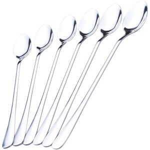 Tlily 6pcs Long Handle Stainless Steel Tea Coffee Spoons Ice Cream Cutlery Tlily 6pcs Long Handle Stainless Steel Tea Coffee Spoons Ice Cream Cutlery