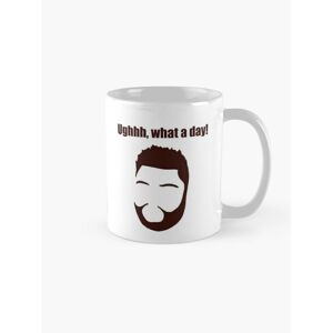 WHIBOS Mugs 11oz Harvey Price Ughhh, What a day! quote Coffee Ceramic Mug Funny Anniver WHIBOS Mugs 11oz Harvey Price Ughhh, What a day! quote Coffee Ceramic Mug Funny Anniver