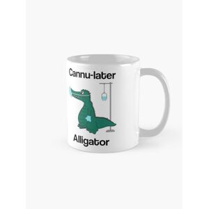 WHIBOS Mugs 11oz Cannula Alligator Anesthesiologist Coffee Ceramic Mug Funny Anniversar WHIBOS Mugs 11oz Cannula Alligator Anesthesiologist Coffee Ceramic Mug Funny Anniversar
