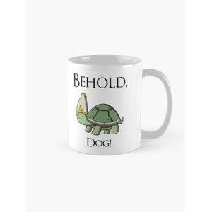 WHIBOS 11oz Elden Ring Behold, Dog! Ceramic Coffee Mug - Funny Novelty Gift for Anniver WHIBOS 11oz Elden Ring Behold, Dog! Ceramic Coffee Mug - Funny Novelty Gift for Anniver