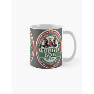 WHIBOS Wobbly Bob Legendary Ale Pump Clip 11oz Ceramic Mug - Double-Sided, Funny Annive WHIBOS Wobbly Bob Legendary Ale Pump Clip 11oz Ceramic Mug - Double-Sided, Funny Annive