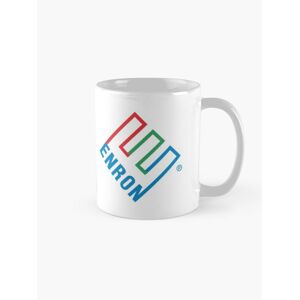 WHIBOS Mugs 11oz Enron Logo Coffee Ceramic Mug Funny Anniversary Novelty Christmas Gift WHIBOS Mugs 11oz Enron Logo Coffee Ceramic Mug Funny Anniversary Novelty Christmas Gift