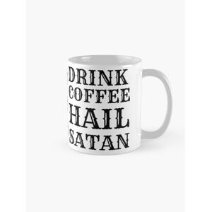 WHIBOS Mugs 11oz Drink Coffee Hail Satan Coffee Ceramic Mug Funny Anniversary Novelty C WHIBOS Mugs 11oz Drink Coffee Hail Satan Coffee Ceramic Mug Funny Anniversary Novelty C