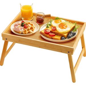 Unique Bamboo Bed Tray Foldable Legs, Breakfast Tray for Sofa Desk Snack Tray Unique Bamboo Bed Tray Foldable Legs, Breakfast Tray for Sofa Desk Snack Tray