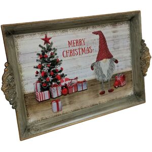 Premier Christmas Gonk Tea Serving Tray Plastic Drinks Snack Tray 40cm x 26cm Premier Christmas Gonk Tea Serving Tray Plastic Drinks Snack Tray 40cm x 26cm