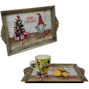 Premier 2 Christmas Gonk Tea Serving Trays Plastic Drink Snack Tray 40cmx26cm Premier 2 Christmas Gonk Tea Serving Trays Plastic Drink Snack Tray 40cmx26cm