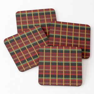 WHIBOS Leather Coasters Routemaster - Seat Moquette - London Bus - 1959 Set of 4 / 4 x WHIBOS Leather Coasters Routemaster - Seat Moquette - London Bus - 1959 Set of 4 / 4 x