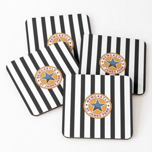 WHIBOS Leather Coasters Magpies Newcastle - Newcastle Magpies Set of 4 / 4 x 4 inch WHIBOS Leather Coasters Magpies Newcastle - Newcastle Magpies Set of 4 / 4 x 4 inch