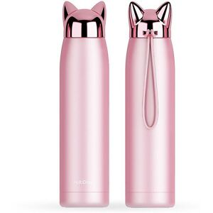 Unbranded (pink) Cute Cat Thermos Stainless Steel Water Bottle Insulation Travel Bottle Cu Unbranded (pink) Cute Cat Thermos Stainless Steel Water Bottle Insulation Travel Bottle Cu