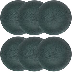 URBN-CHEF (petrol blue) 13" 33cm Faux Wood Look Charger Dinner Plates Wedding Christmas Se URBN-CHEF (petrol blue) 13" 33cm Faux Wood Look Charger Dinner Plates Wedding Christmas Se