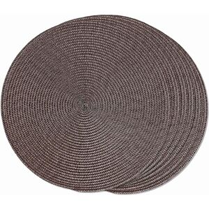 Unbranded Round Braided Placemats Set Of 6 Table Mats For Dining Tables Woven Washable Non Unbranded Round Braided Placemats Set Of 6 Table Mats For Dining Tables Woven Washable Non