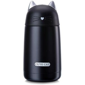 Unbranded Cat Mug 330ml Thermo Bottle - Stainless Steel, Double-Walled, Keeps Hot/Cold 12h Unbranded Cat Mug 330ml Thermo Bottle - Stainless Steel, Double-Walled, Keeps Hot/Cold 12h