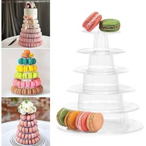 Unbranded Macaron Cake Display Stand 6-layer Round Plastic Cake Tower Stand Unbranded Macaron Cake Display Stand 6-layer Round Plastic Cake Tower Stand