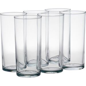 Queensway Home & Dinning Set of 6 Clear Glass Tall Water Juice Drinking Highball Tumbler Glasses 200ml Queensway Home & Dinning Set of 6 Clear Glass Tall Water Juice Drinking Highball Tumbler Glasses 200ml