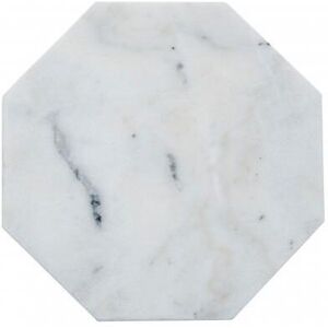 Premier Housewares White Marble Octagonal Trivet Premier Housewares White Marble Octagonal Trivet
