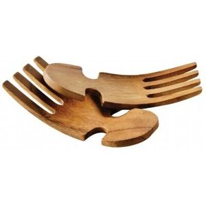 Premier Housewares PF-1104586: Kora Acacia Wood Salad Servers — Set of 2, Hand-Carved, Eco-Friendly Premier Housewares PF-1104586: Kora Acacia Wood Salad Servers — Set of 2, Hand-Carved, Eco-Friendly