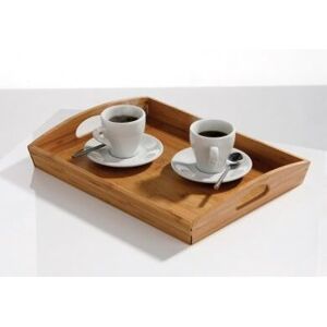 Premier Housewares Eco Friendly Bamboo Serving Tray With Handles, Practical Design Bamboo Serving T Premier Housewares Eco Friendly Bamboo Serving Tray With Handles, Practical Design Bamboo Serving T