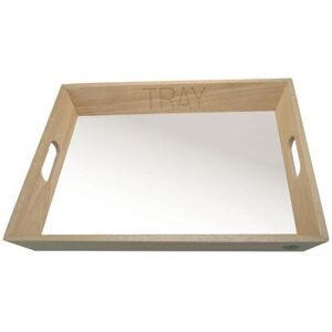 Unbranded Rubber Wood Tea Tray Handles White Top Serving Unbranded Rubber Wood Tea Tray Handles White Top Serving