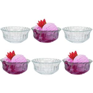 Toyo Nasic Glass Dessert Bowls Ice Cream 6pc Cocktail Appetizer Glasses Serving Toyo Nasic Glass Dessert Bowls Ice Cream 6pc Cocktail Appetizer Glasses Serving