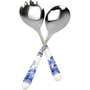 Spode Blue Italian collection Salad Servers, 2 Piece Spoon and Fork Set, 10-Inch Spode Blue Italian collection Salad Servers, 2 Piece Spoon and Fork Set, 10-Inch