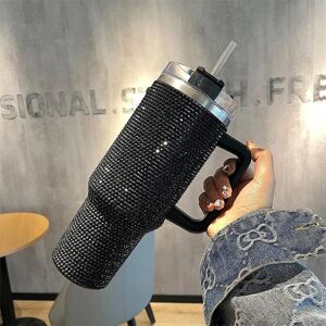 Unbranded (Black Diamond, 40oz 1200ml) 40oz Rhinestone Embellished Coffee Mug Stylish Luxu Unbranded (Black Diamond, 40oz 1200ml) 40oz Rhinestone Embellished Coffee Mug Stylish Luxu