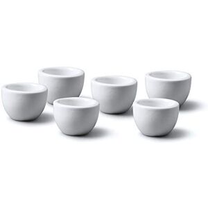 WM Bartleet & Sons 1750 Set of 6 Traditional Porcelain Individual Butter Pats / Pinch Bowls 3cm – White, WM Bartleet & Sons 1750 Set of 6 Traditional Porcelain Individual Butter Pats / Pinch Bowls 3cm – White,