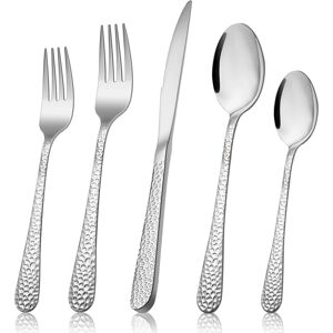 Unbranded 30 Piece Mirror Polished Stainless Steel Cutlery Set Flatware For 6 Person Unbranded 30 Piece Mirror Polished Stainless Steel Cutlery Set Flatware For 6 Person