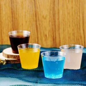 HOT BARGAINS (50) Disposable Shot Glasses Reusable Plastic 25ml Party Jelly Cups 2cl HOT BARGAINS (50) Disposable Shot Glasses Reusable Plastic 25ml Party Jelly Cups 2cl