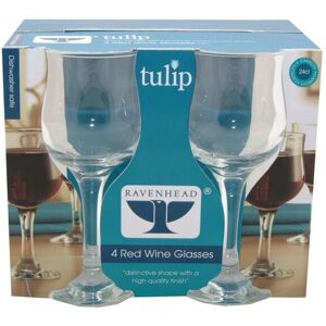 Unbranded Tulip 24Cl Red Wine Glasses Set Of 4 Glasware Dishwasher Safe Unbranded Tulip 24Cl Red Wine Glasses Set Of 4 Glasware Dishwasher Safe