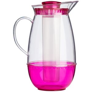 Premier Housewares (Hot Pink) PS Plastic Jug With Ice Chamber, 2.5 Ltr Premier Housewares (Hot Pink) PS Plastic Jug With Ice Chamber, 2.5 Ltr