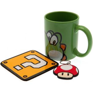 Super Mario Yoshi Mug and Coaster Set Super Mario Yoshi Mug and Coaster Set