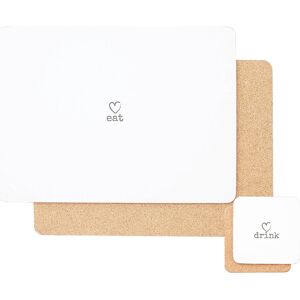 Premier Housewares Set of 8 Breakfast Dinner Serving Charm Coasters And Placemats Kitchen Tableware Premier Housewares Set of 8 Breakfast Dinner Serving Charm Coasters And Placemats Kitchen Tableware