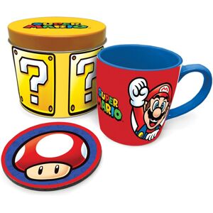 Super Mario Lets A Go Mario Mug And Coaster Set Super Mario Lets A Go Mario Mug And Coaster Set