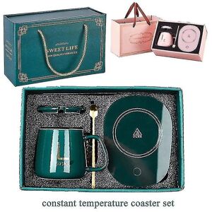 Unbranded (Green Gift Set) Coffee Mug Warmer Pad Cup Heater Coaster Constant Temperature H Unbranded (Green Gift Set) Coffee Mug Warmer Pad Cup Heater Coaster Constant Temperature H