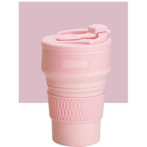 nobrand (model 1 pink) 350ML Silicone Folding Coffee Cups Portable Outdoors Travel Drink nobrand (model 1 pink) 350ML Silicone Folding Coffee Cups Portable Outdoors Travel Drink