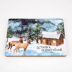 WIDDOP and Co. Set of 4 Placemats - Winter Wonderland Reindeers WIDDOP and Co. Set of 4 Placemats - Winter Wonderland Reindeers