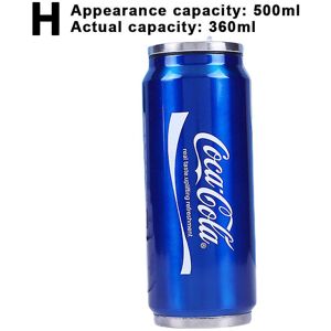 Unbranded (Actual Capacity 360Ml, Blue) 350ml/500ml Coca Cola Mug, Hot And Cold Insulation Unbranded (Actual Capacity 360Ml, Blue) 350ml/500ml Coca Cola Mug, Hot And Cold Insulation
