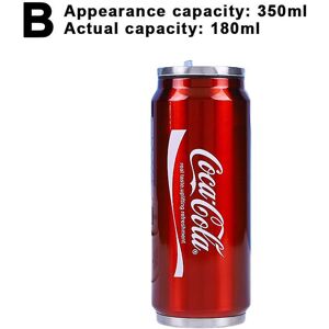 Unbranded (Actual Capacity 180 Ml, Red) 350ml/500ml Coca Cola Mug, Hot And Cold Insulation Unbranded (Actual Capacity 180 Ml, Red) 350ml/500ml Coca Cola Mug, Hot And Cold Insulation