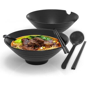 Unbranded 6-Piece Ramen Bowl Set With 1000 Ml Filling Quantity - Traditional Japanese Croc Unbranded 6-Piece Ramen Bowl Set With 1000 Ml Filling Quantity - Traditional Japanese Croc