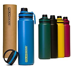 Polar Gear Stainless Steel Water Bottle – Hydra Flow – Vacuum Insulated Metal Double Wall – Polar Gear Stainless Steel Water Bottle – Hydra Flow – Vacuum Insulated Metal Double Wall –