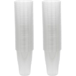 URBN Living (100 Cups) 568ml Clear Strong Plastic Full Pint Glasses Disposable Reusable Part URBN Living (100 Cups) 568ml Clear Strong Plastic Full Pint Glasses Disposable Reusable Part