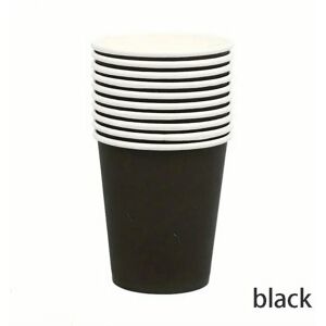 nobrand (black, 20PCS) 10 Pcs/pack Color Disposable Paper Cups Multifunctional Solid Col nobrand (black, 20PCS) 10 Pcs/pack Color Disposable Paper Cups Multifunctional Solid Col