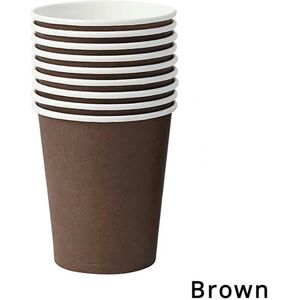 nobrand (Brown, 10PCS) 10 Pcs/pack Color Disposable Paper Cups Multifunctional Solid Col nobrand (Brown, 10PCS) 10 Pcs/pack Color Disposable Paper Cups Multifunctional Solid Col