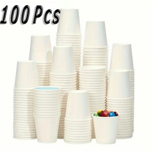 nobrand (100PCS) 50/100PCS Disposable Small Paper Cup Tasting Cup Perfect for Coffee Ca nobrand (100PCS) 50/100PCS Disposable Small Paper Cup Tasting Cup Perfect for Coffee Ca