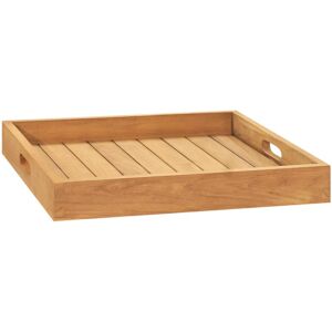 (50 x 50 cm) vidaXL Solid Teak Wood Serving Tray Coffee Table Breakfast Tray Mul (50 x 50 cm) vidaXL Solid Teak Wood Serving Tray Coffee Table Breakfast Tray Mul