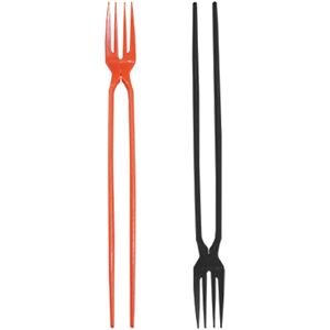 Unbranded 2pcs 2-in-1 Chopstick Fork Disposable Fork Chopstick Plastic Tableware Unbranded 2pcs 2-in-1 Chopstick Fork Disposable Fork Chopstick Plastic Tableware