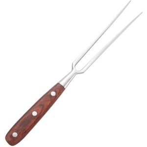Unbranded Meat Fork, Large Meat Fork With Stainless Steel Wooden Handle, 15 Cm Blade Lengt Unbranded Meat Fork, Large Meat Fork With Stainless Steel Wooden Handle, 15 Cm Blade Lengt